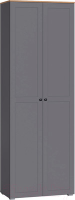 Шкаф Mobi Остин 16.307 (серый графит 0162 РЕ/дуб золотой craft/графит ZB 856-2 ПВХ)