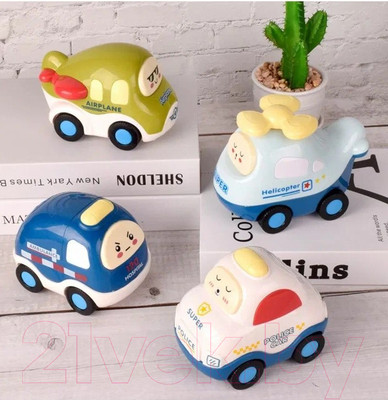 Набор игрушечных автомобилей Top Goods Милые машинки 3707