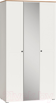 Шкаф Mobi Остин 13.336.03 (белый PE шагрень/дуб золотой craft/белая шагрень 4101 ПВХ)