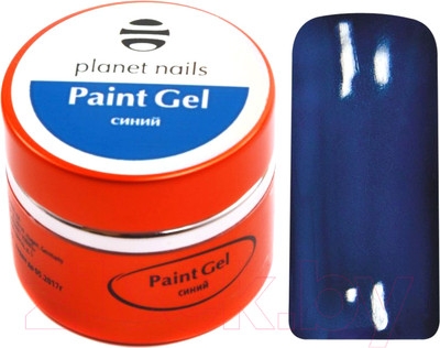 Гель-краска для ногтей Planet Nails Paint Gel (синий, 5г)