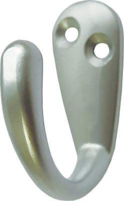 Крючок для одежды Trodos DMZ-31304 1-рожковый сплав ЦАМ (хедер, хром матовый)