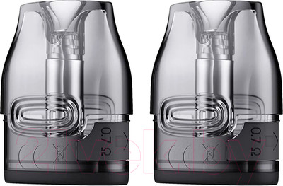 Набор картриджей для электронного парогенератора VooPoo Vmate E Vmate V.THRU Pro 0.7 Ом V2 / 15364 (3мл, 2шт)