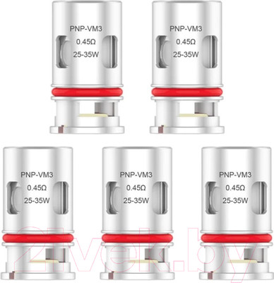 Набор испарителей VooPoo PnP Mesh VM3 (0.45 Ом, 5шт)