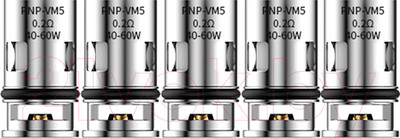 Набор испарителей VooPoo PnP Mesh VM5 (0.2 Ом, 5шт)