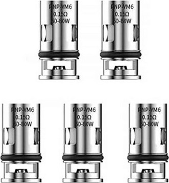 Набор испарителей VooPoo PnP Mesh VM6 (0.15 Ом, 5шт)