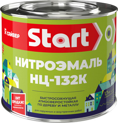 Эмаль START НЦ-132К (700г, белый)