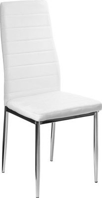 Стул Mio Tesoro Джия DC-060KDС (белый/хром)