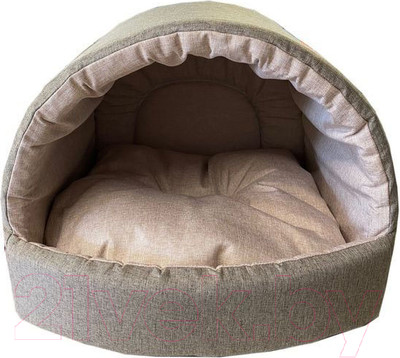 Домик для животных Homepet №2 82823 (44x44x36см, коричневый/розовый)