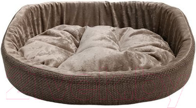 Лежанка для животных Homepet Plush №2 84210 (49x43x17см, латте)