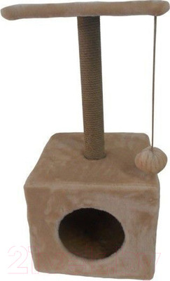 Комплекс для кошек Homecat Большой бежевый / 76715 (47x47x97см)