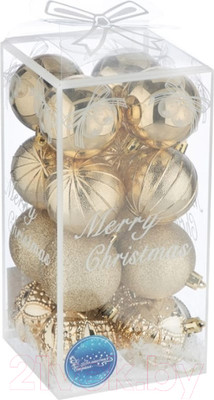 Набор шаров новогодних Волшебная страна SYQA-0123216 / 106328 (16шт)