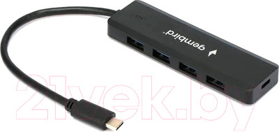 USB-хаб Gembird UHB-C424 (4 порта)
