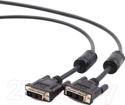 Кабель Cablexpert CC-DVI2L-BK-6 (1.8м)