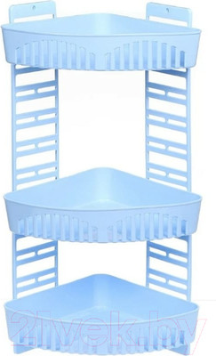 Полка для ванной Росспласт Премиум Плюс (голубой)