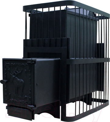 Печь-каменка КомфортПром Сталь Закрытая Каменка чугунная дверь 112211768