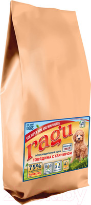 Сухой корм для собак Ragu Для взрослых собак миниат. и мелких пород говядина с гарниром (14кг)