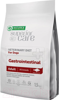 Сухой ветеринарный корм для собак Nature's Protection Vet Diet Gastrointestinal White Fish / NPSCVET47576 (1.5кг)