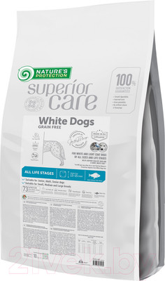 Сухой корм для собак Nature's Protection SC White Dogs White Fish / NPSC47593 (10кг)
