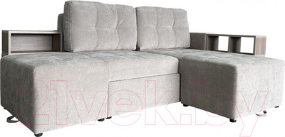 Диван угловой Lama мебель Пингвин-2/20 левый (Glory Col 02)