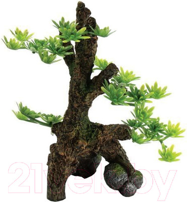 Декорация для аквариума Homefish Дерево бонсай 84359