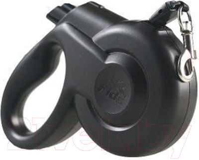 Поводок-рулетка Fida Styleash шнур 5м для собак средних пород / 66266 (черный)