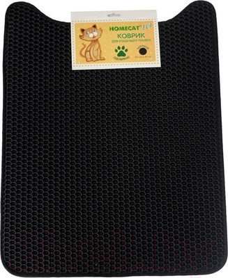 Коврик для кошачьего туалета Homecat Eva 65x49 / 78424 (черный)