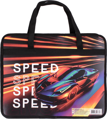 Папка-портфель Пчелка Неоновая скорость / ПМ-А4-25