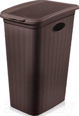 Корзина для белья Эльфпласт Elegance EP606 (36л, коричневый)