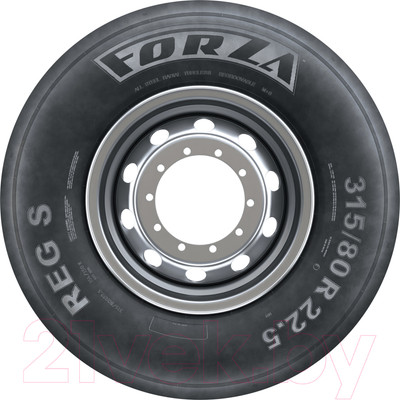 Грузовая шина KAMA Forza REG S 315/80R22.5 154/150K (рулевая)