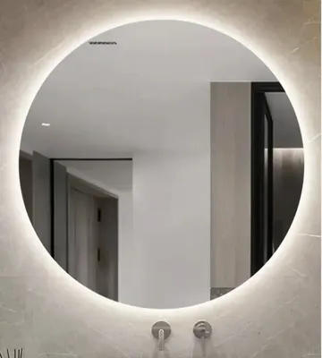 Зеркало Emze Led Motion 90 / LED.90.90.MOTION.AF.4K (c подсветкой, с антизапотеванием и бесконтактное включение)