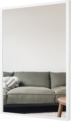 Зеркало Emze Line 80x90 / LINE.80.90.BEL (белый)