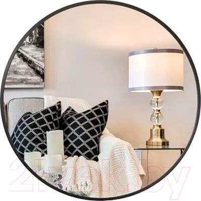 Зеркало Emze Shine 70 / SHINE.70.70.CHE (черный)