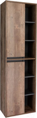 Шкаф-пенал для ванной Viant Люксембург / VLUX500D-PENP (дерево)