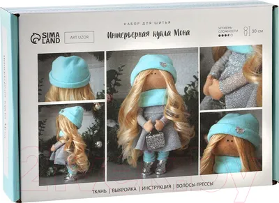 Набор для шитья Арт Узор Интерьерная кукла. Мона / 7895446