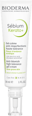 Гель для лица Bioderma Sebium Керато+ (30мл)