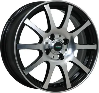Литой диск Megami MGM-2 15x6.5 4x98мм DIA 58.6мм ET 35мм BKF