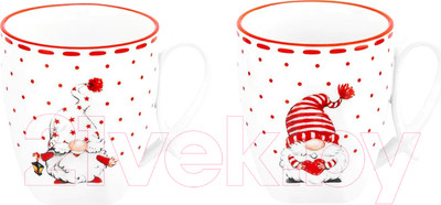 Набор кружек Elan Gallery Веселые гномики / 540709