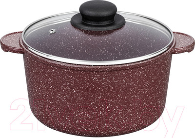 Кастрюля Elan Gallery Гармония вкуса / 120738 (рубин)