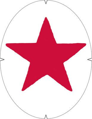 Трафарет для струн теннисной ракетки Tourna Fun Racketschablone Stern STAR-S