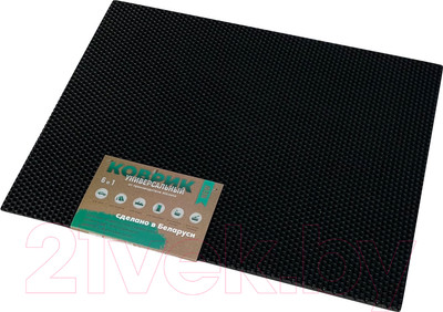 Коврик под миску Alicosta ЭВА 650x500_2/1/1_UNI (соты/черный)