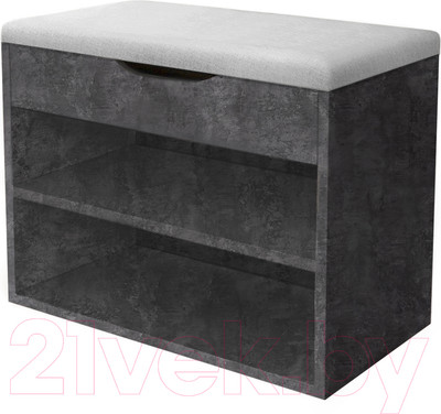 Тумба в прихожую Артём-Мебель Этна СН 122.07 (бетон спаркс)