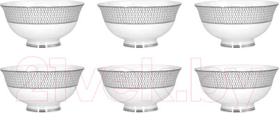 Набор салатников Lenardi Севилья серебро 145-566 (6шт)