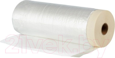 Пленка строительная Unibob С малярной лентой 1.8x33м / 49695