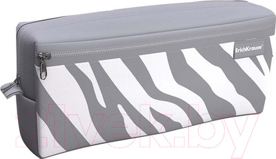 Пенал Erich Krause Light Grey Zebra / 60435