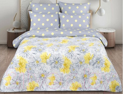 Комплект постельного белья Моё бельё П Евро Маргарита / 12431/1