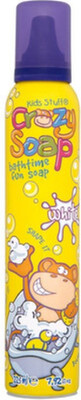 Пена для ванны детская Kids Stuff Мусс для забав и купания (225мл, белый)