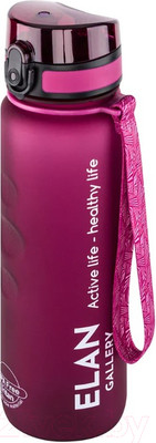 Бутылка для воды Elan Gallery Style Matte / 280144 (бургундия)