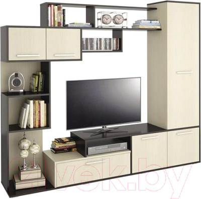 Стенка Stolline Диско / СТЛ.150.01 (венге/дуб кремона)