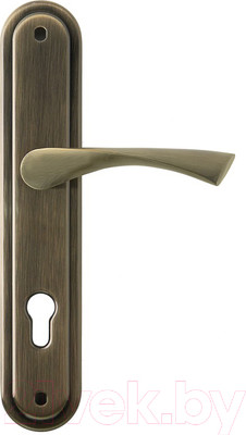 Ручка дверная Trodos AL76/85-L (алюминий, бронза)