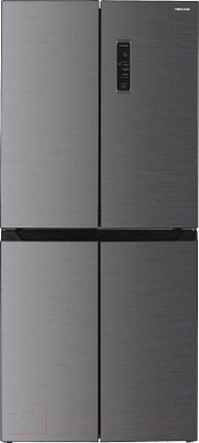 Холодильник с морозильником TECHNO FF4-73 SS
